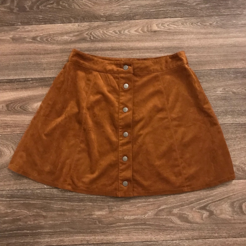 Forever 21 suede skirt
